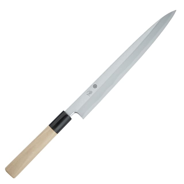 Sakai Kikumori Tomoshibi Yanagiba 24 Cm Shirogami 2
