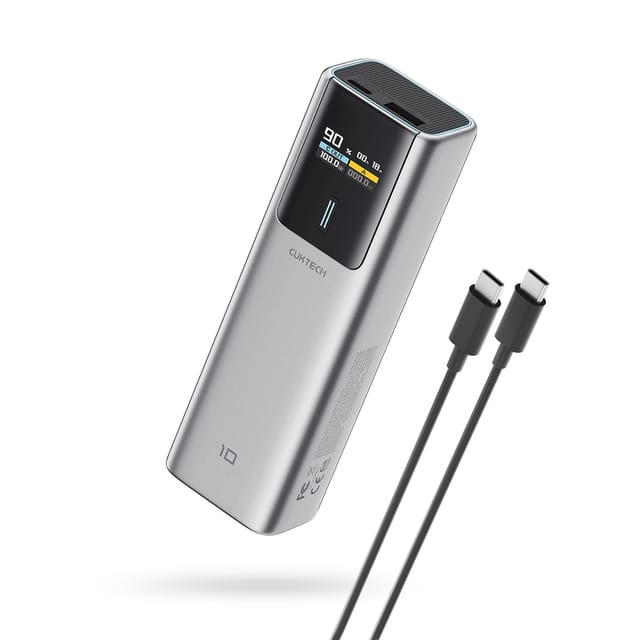 Powerbank 10000mah Usb-c Usb-a 150w - Grau