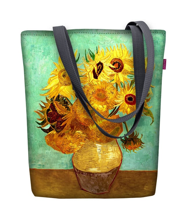 Sonnengelbe Stofftasche – Sonnenblumen