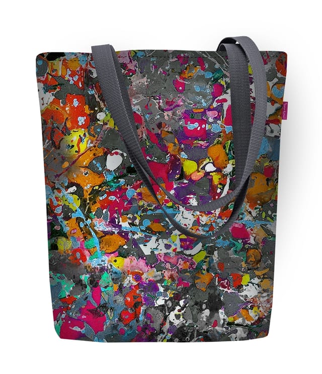Sonnengelbe Canvas-tasche - Splash