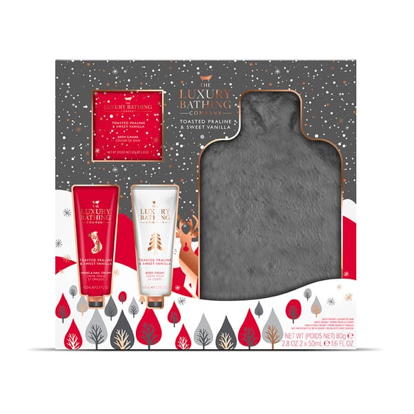 Das Luxuriöse Bade-geschenkset „geröstete Praline & Süße Vanille“ Von Snuggly