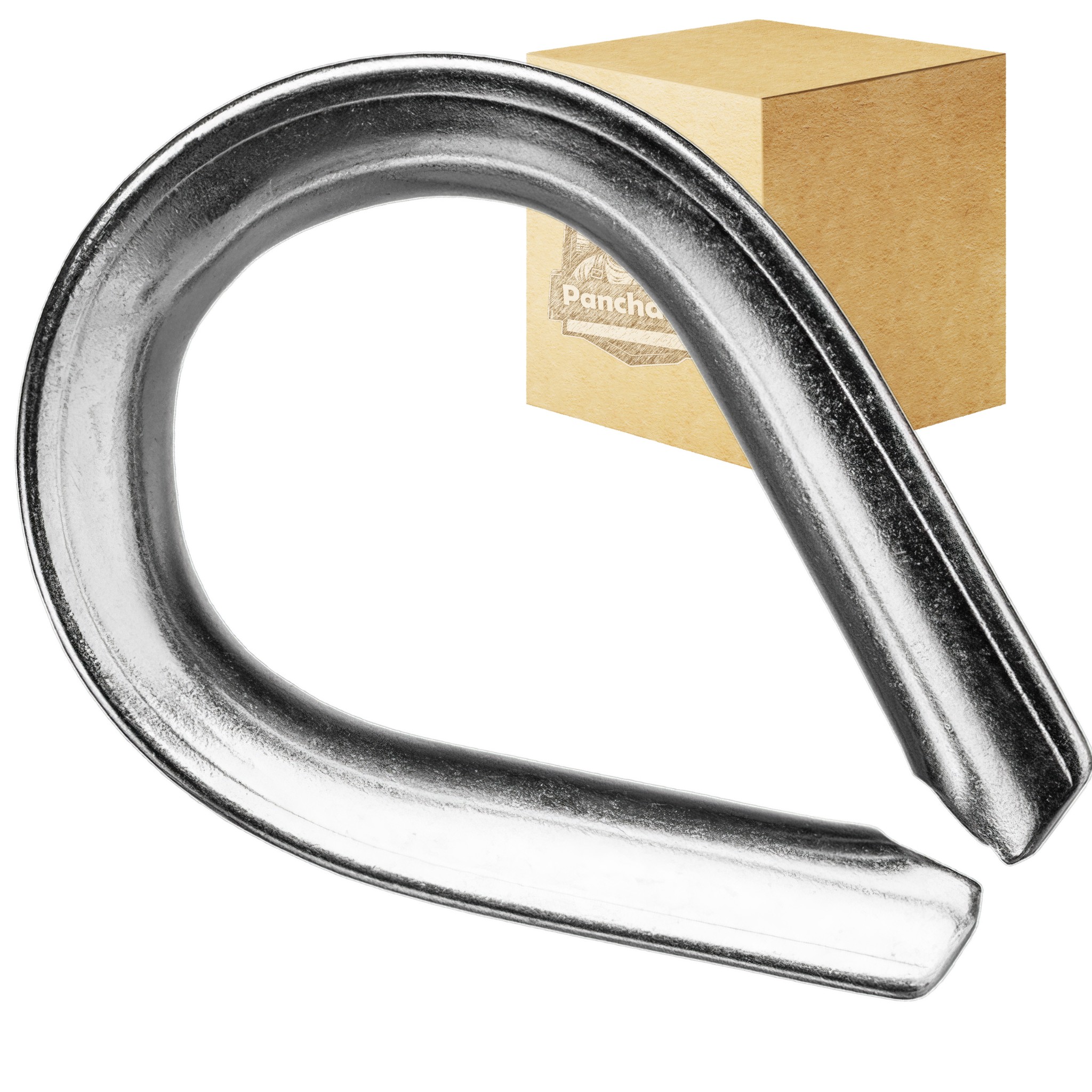 Kausche Für Kettenseile Din6899 Verzinkt 6 Mm 1 Stück.