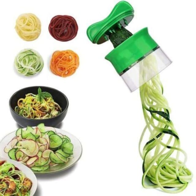 Gemüseschneider Mit Spiralklinge Für Gemüsespaghetti, Gemüseschneider Für Karotten, Gurken, Kartoffeln, Kürbis, Zucchini, Zwiebeln