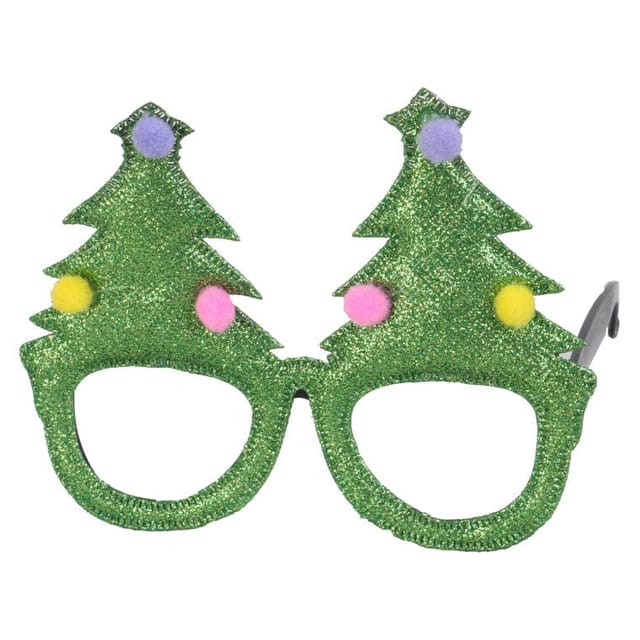 Brillen In Form Eines Weihnachtsbaums – Grün