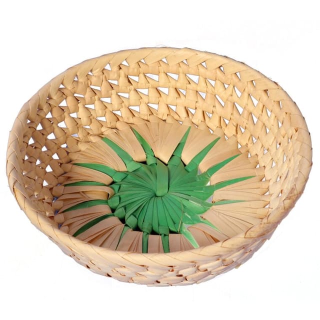 Runder Brotkorb 20 Cm Grün