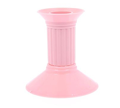Kerzenhalter Aus Kunststoff, 10 Cm, 1 Stück, Hellrosa