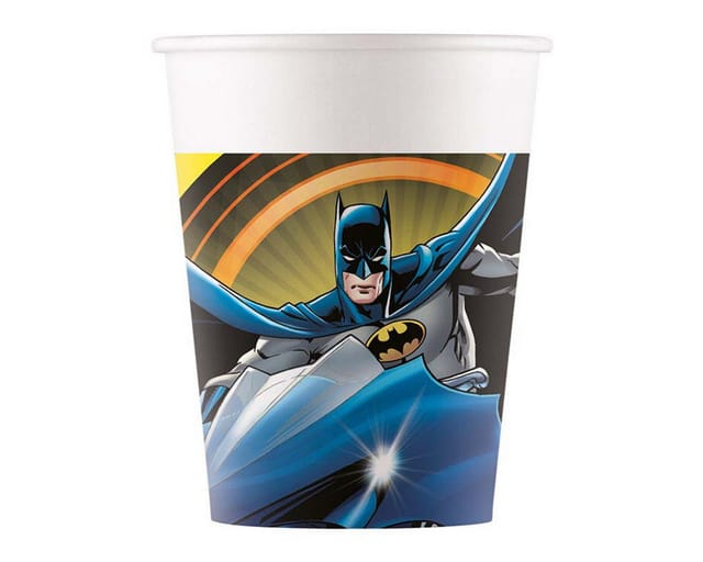 Batman Mix Pappbecher 200 Ml 6 Stück