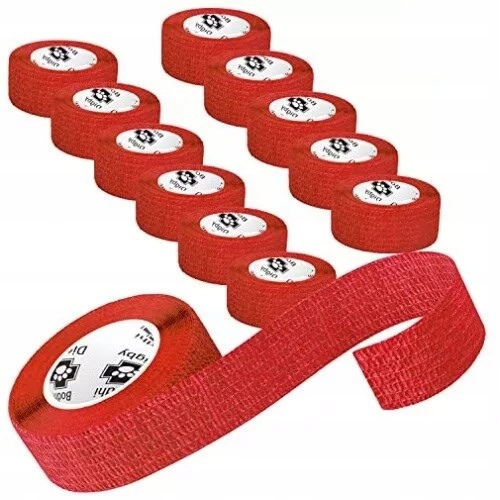 Selbstklebender Verband – Rot, 2,5 Cm X 4,5 M