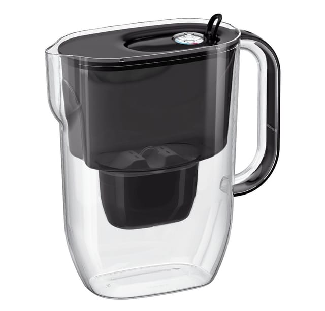 Aquaphor Fresh 3,2l Schwarzer Wasserfilterkrug Mit Maxfor-filterkartusche
