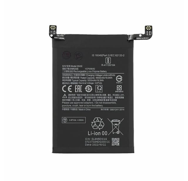 Bn5e Akku Für Xiaomi Redmi Note 11 Pro 5g / 11e Pro / Poco X4 Pro 5000 Mah