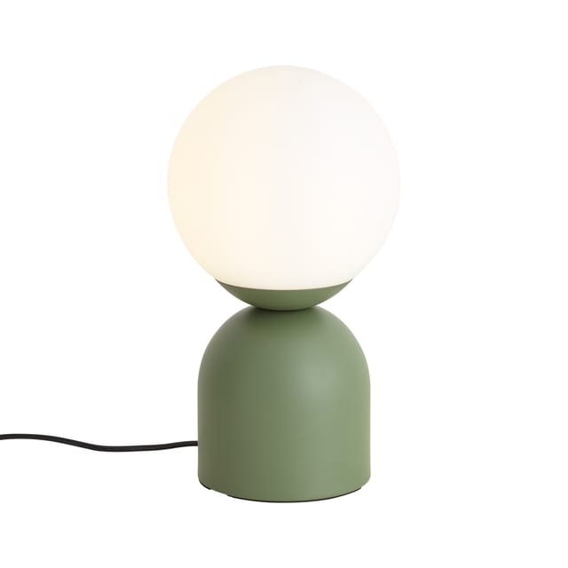 Qazqa Hotel Chic Tischleuchte Grün Mit Opalglas - Pallon Trend