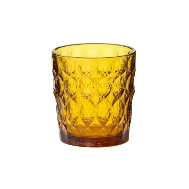 Glasbecher Vanity In Gelb 8,5x9,2 Cm