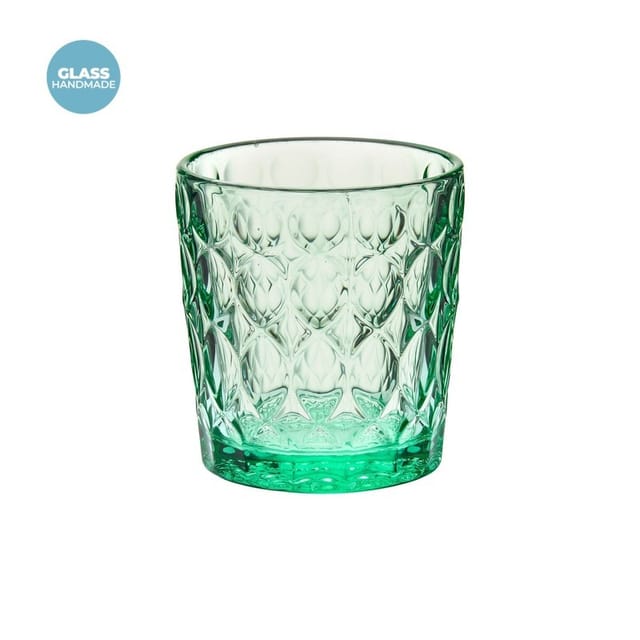 Grüner Glasbecher Vanity Ø 8,5 X 9,2 Cm, 328 Cc, Spülmaschinenfest