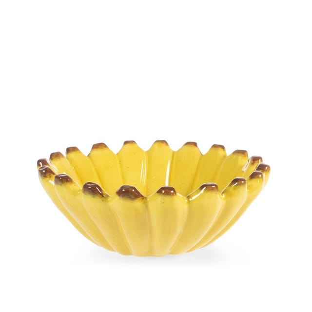 Centrotavola Banana 21 X 7 Cm Aus Stoneware