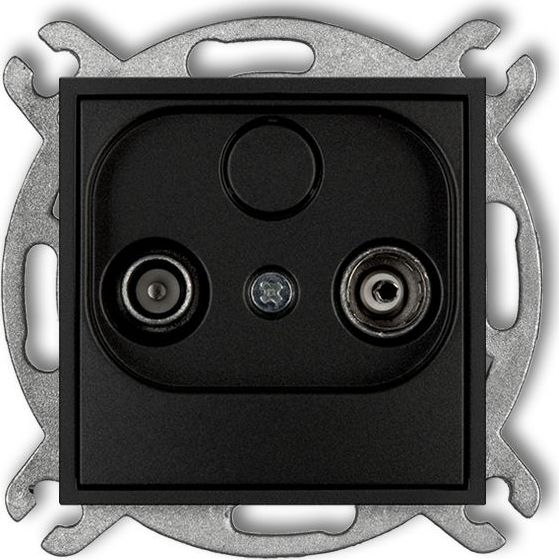 Antennensteckdose Karlik Mini 2 Db Aufputz Schrauben