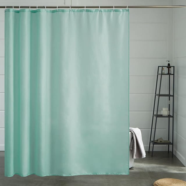 Duschvorhang Überlänge Antischimmel H200 X B200 Cm (1er Pack) Minzgrün