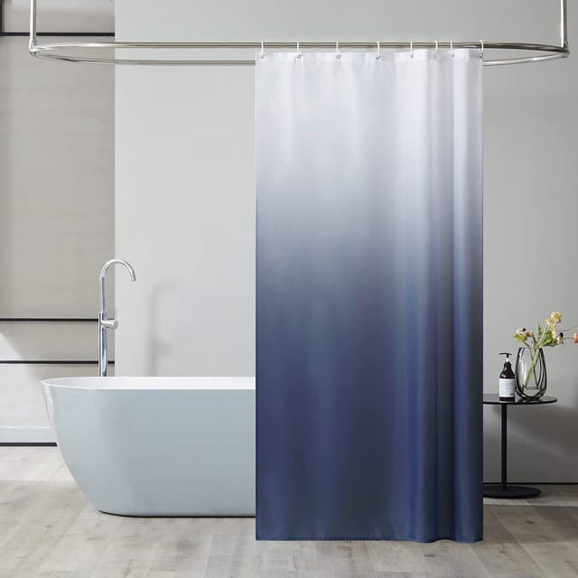 Furlinic Duschvorhang Textil Anti-schimmel Wasserdicht Waschbar 120x200cm