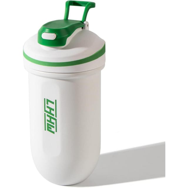 Protein Shaker Edelstahl 500ml Auslaufsicher Bpa Frei Eiweiß Shaker