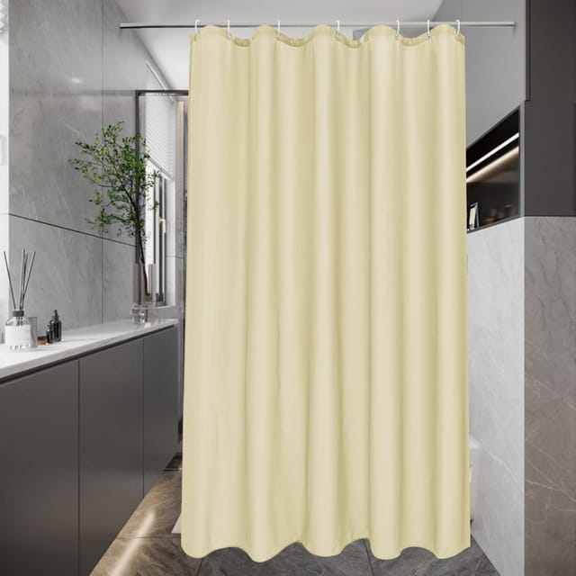 Duschvorhang 100x200 Stoff Waschbar Beige H200 X B100 Cm (1er Pack)