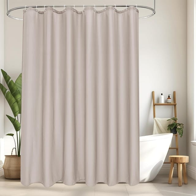 Duschvorhang 180x200cm Sandfarben H200 X B180 Cm (1er Pack)