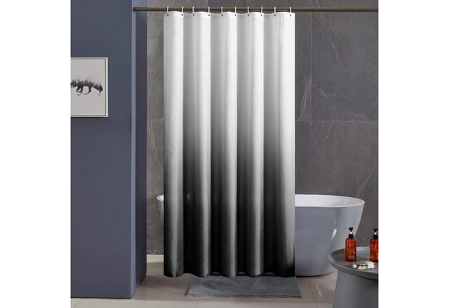 Furlinic Duschvorhang Textil Anti-schimmel Wasserdicht Waschbar Polyester