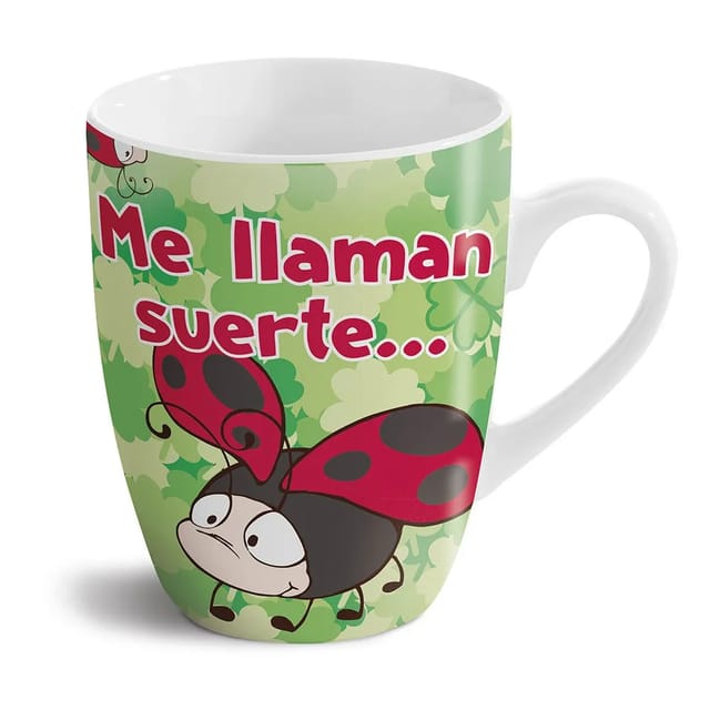 Becher Nici Me Llaman Suerte Große Öffnung Leichter Griff