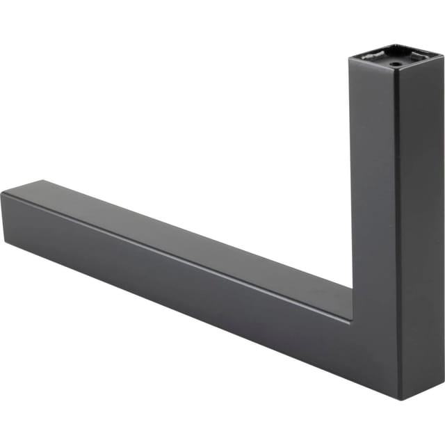 Garderobenbügel Luna Breite 300 Mm, Höhe 150 Mm, Edelstahl Schwarz