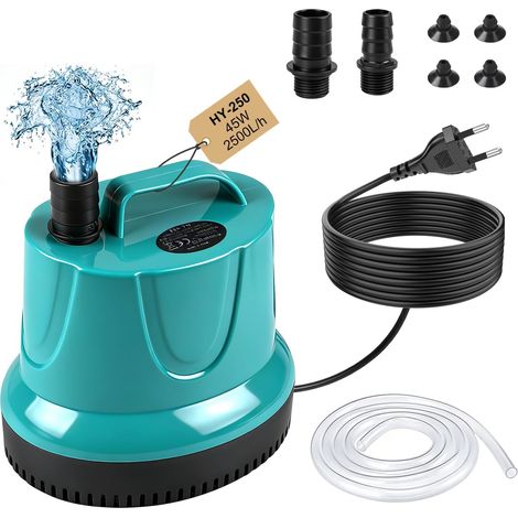 45w 2500l/h Tauchpumpe Für Aquarien, Mini-wasserpumpe Für Kellerentwässerung, Schmutzwasser, Gartenteiche, Schwimmbecken, Pumpen – Grün