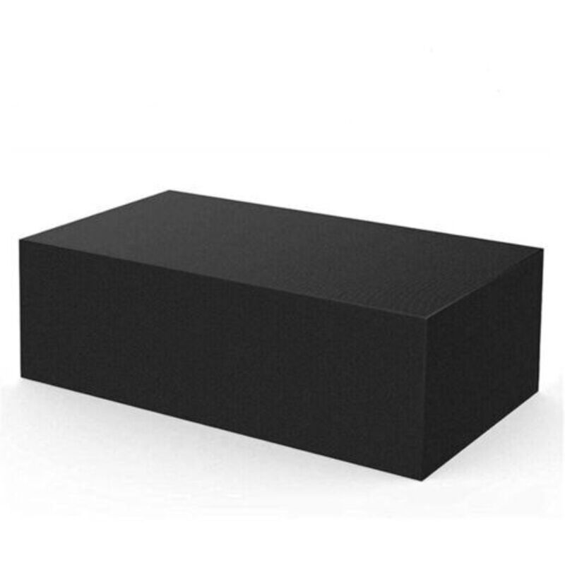 Gartentischabdeckung, Wasserdichte Schutzplane Für Gartenmöbel Und Winterlagerung, 180 X 120 X 74 Cm, Schwarz