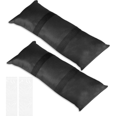 Set Mit 2 Bodengewichten Zum Befüllen Mit Sand, Je 22 Kg, Sonnenschirmgewichte, Kuppelförmige Ballastsäcke Für Den Außenbereich, Sandsäcke Zum Beschweren Von Terrasse Und Garten