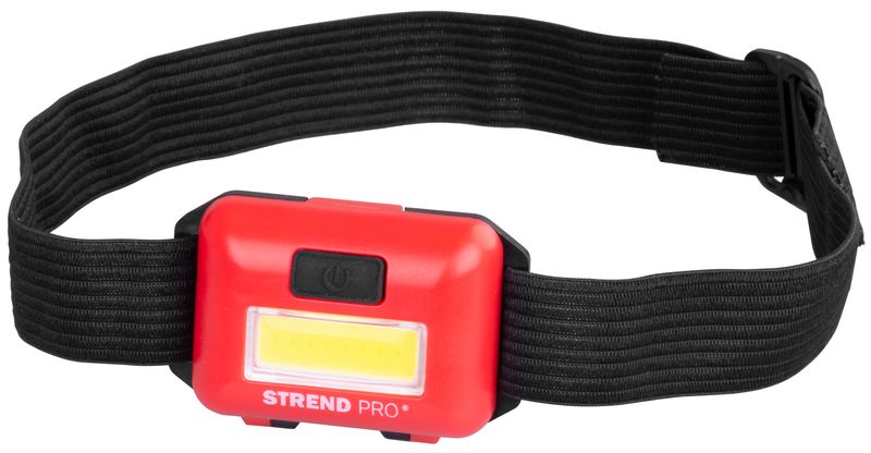 Stirnlampe Strend Pro Headlight H955, Cob Led, 3xaaa, Farbmix (schwarz, Weiß, Rot)