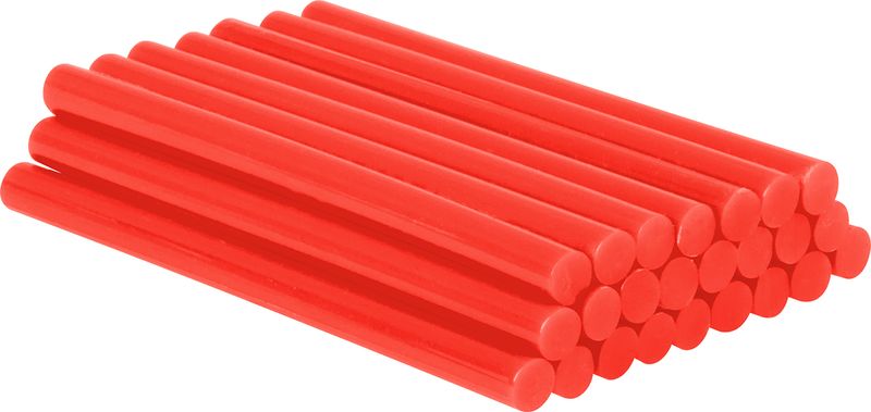 Stift Strend Pro Gs-201c, 100x07 Mm, Rot, Packung 24 Stk., Schmelz-, Klebestift, Nachfüllung Für Schmelzkleberpistole