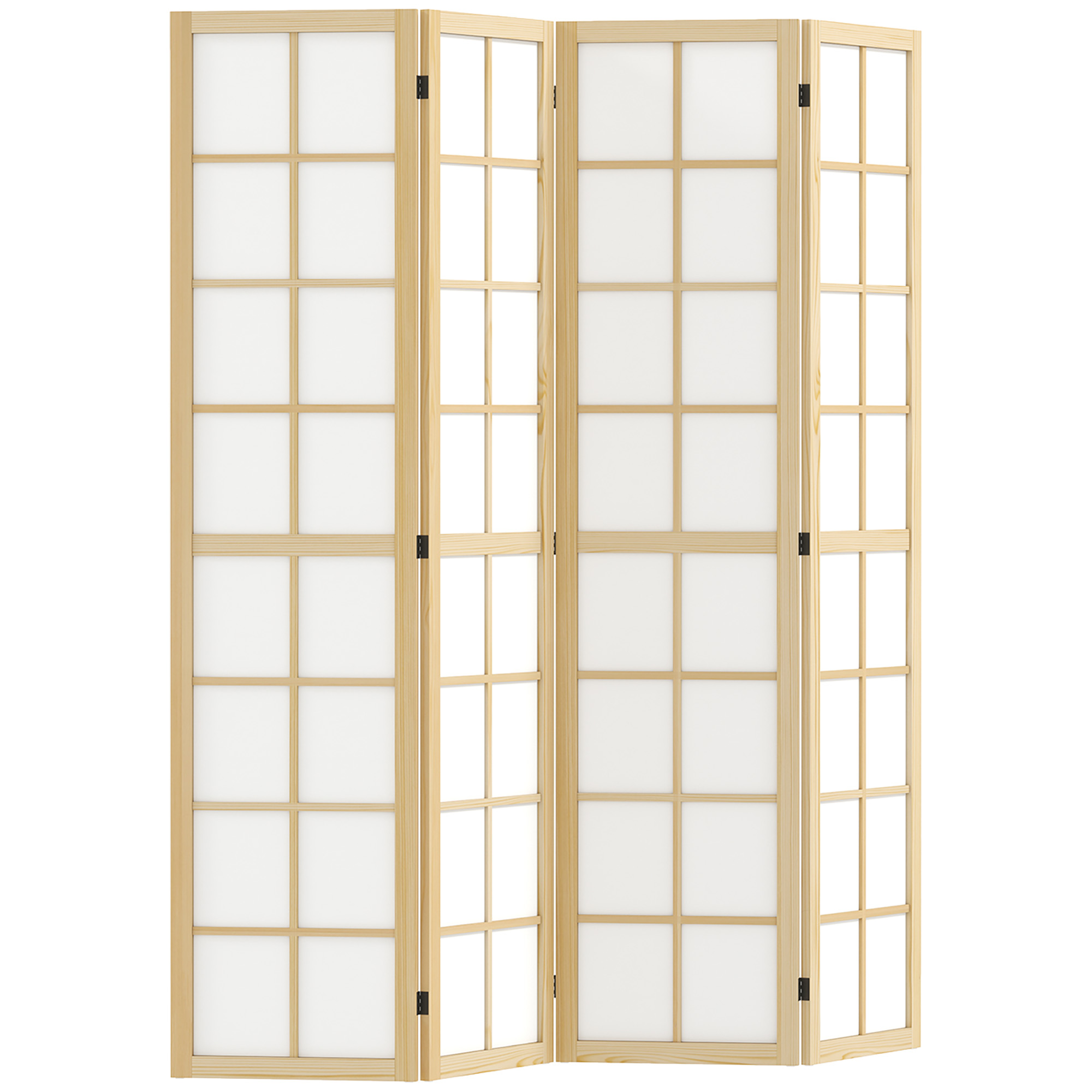Faltbarer Paravent Raumtrenner Freistehender Sichtschutz Spanische Wand Für Wohnzimmer 160 X 170 Cm