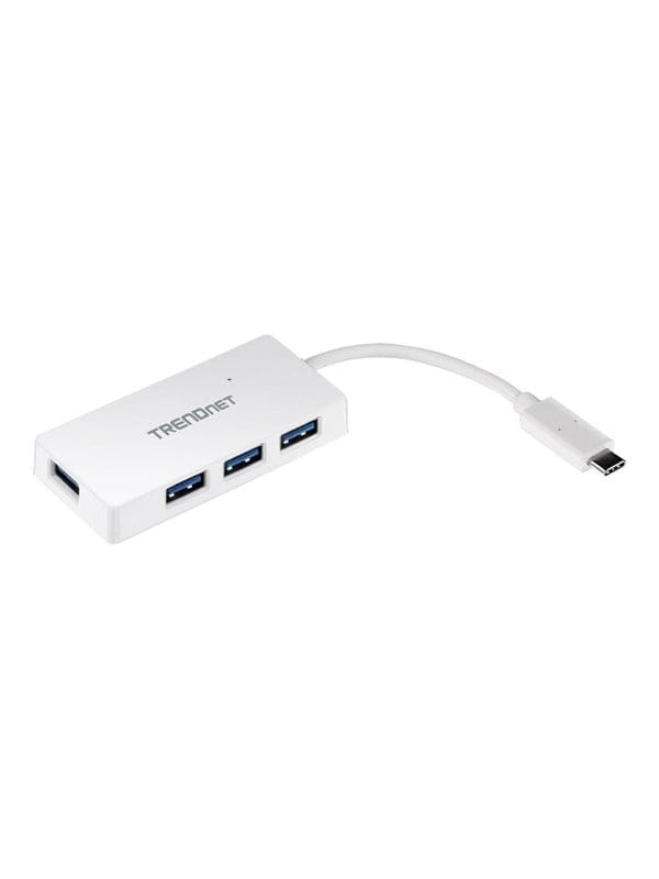 Trendnet Tuc-h4e Node - Hub (usb 3.0 (3.1 Gen 1) Typ-c, Usb 1.1,usb 2.0,usb 3.0 (3.1 Gen 1) Typ-a, 5000 Mbit/s, Weiß, Ce, Fcc, Usb)