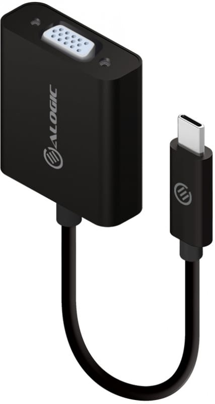 Alogic Adapter Usb-c - Vga Schwarz (ucvga-adp)