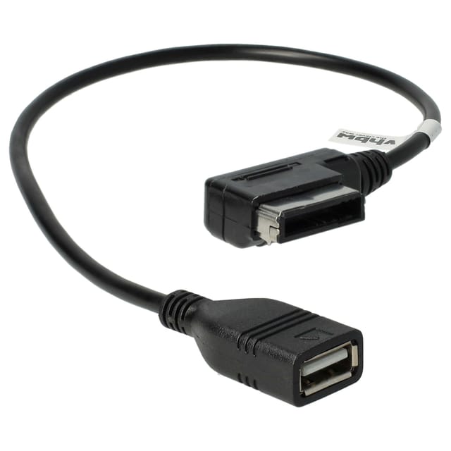 Vhbw - Kfz Audio Kabel Kompatibel Mit Vw Touareg, Touran - Usb-adapter, 37,1 Cm Schwarz