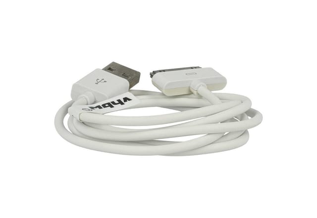 Vhbw Usb Datenkabel Kompatibel Mit Apple Ipod Mini 1 Gen. A1051, Mini 2 Gen. - A1051, Mini (generation 3 & 4) Mp3 Player Weiß, 80 Cm