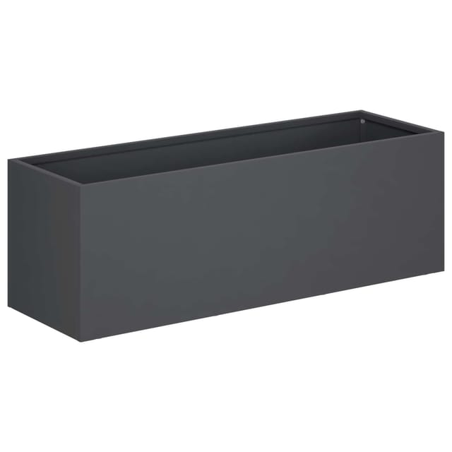 Garten-pflanzgefäß Anthrazit 60 X 20 X 20 Cm Vidaxl