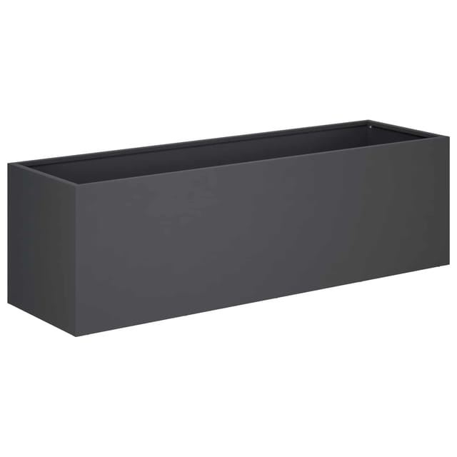 Garten-pflanzgefäß Anthrazit 80 X 30 X 30 Cm Vidaxl