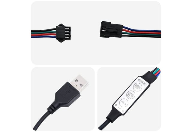 Led Streifen 55 Cm Mehrfarbig Pvc Vidaxl
