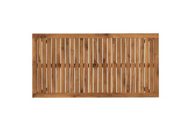 Gartentisch Natürlich Und Schwarz 108,5 X 55 X 75 Cm Vidaxl