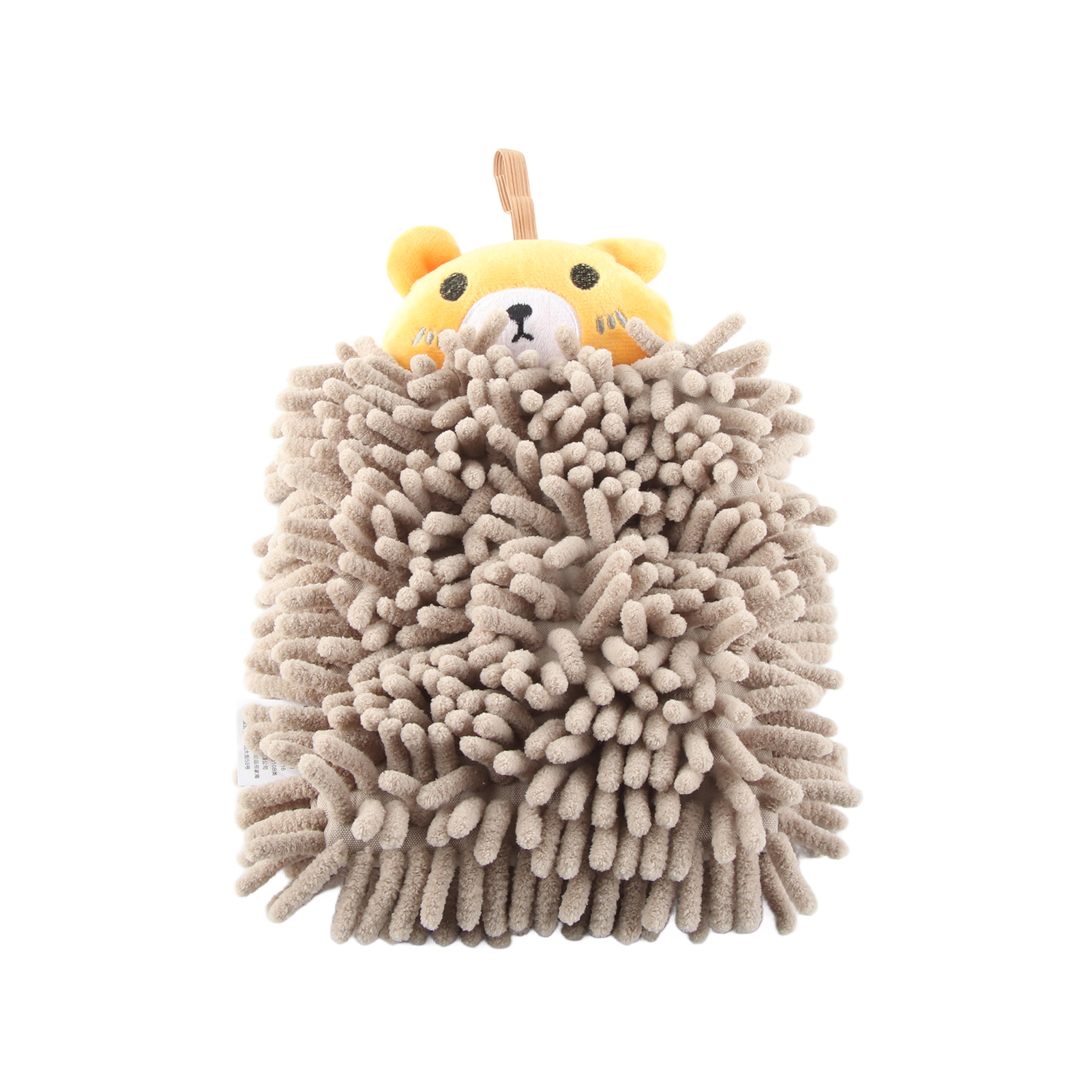Weiches Und Saugfähiges Mikrofaser-handtuch Für Kinder, Mit Aufhängeschlaufe, Mit Bärenmotiv, Ideal Für Badezimmer, Küche Oder Toilette.