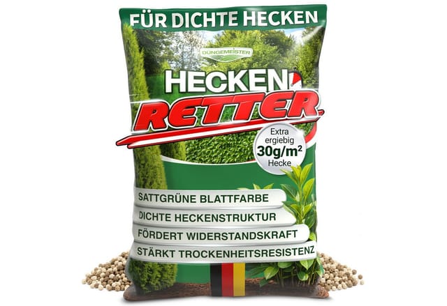 Heckenretter Heckendünger Turbo Dünger Für Grüne Hecken (5kg)