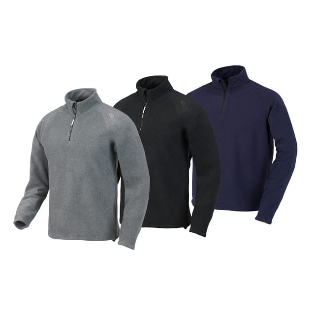 Industrial Starter - Monviso 04805 Microfleece-arbeitssweatshirt - M - Blau