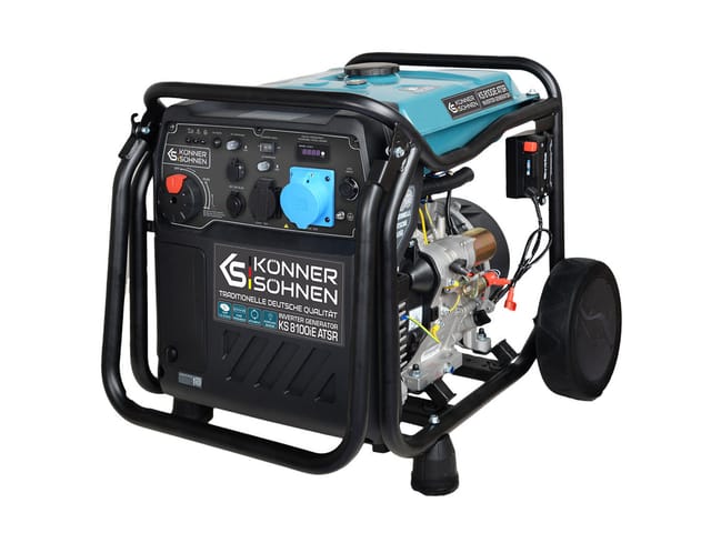 Inverter Stromerzeuger Könner & Söhnen Ks 8100ie Atsr, 8.0 Kw, Benzin, Elektrostart, Ats-anschluss
