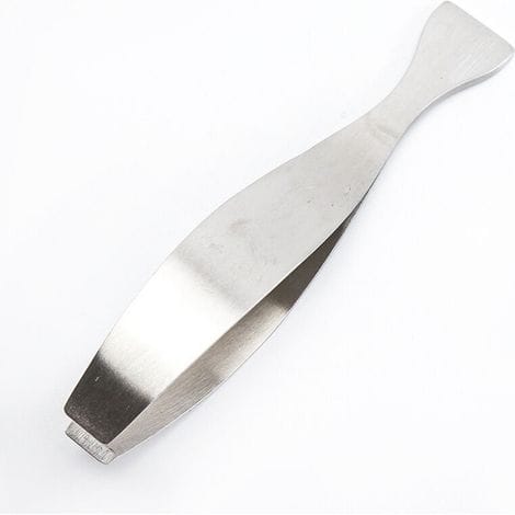 Küchenzange, Friseurzange, Fischzange, Edelstahl, 13 Cm, Gebogen