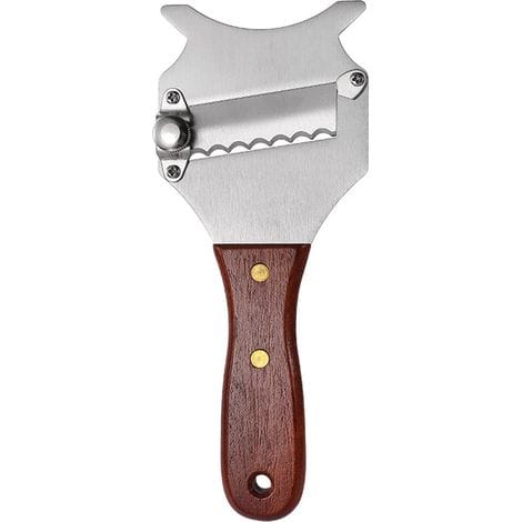 Verstellbarer Trüffelschneider Mit Holzgriff, Trüffelschneider Aus Edelstahl, Trüffelreibe, Professioneller Trüffelschneider Aus Edelstahl Mit Aufhängeöse, Verstellbare Klinge