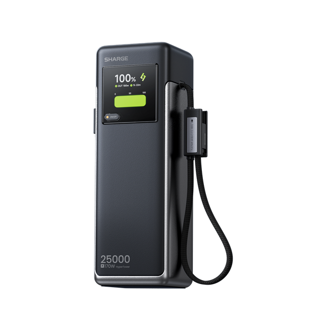 Sharge Hypertower X6 Grau 25000mah 170w Powerbank Pd/qc Schnellladung