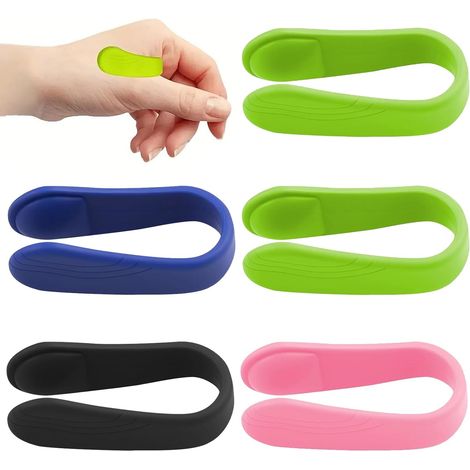 Akupressur-handclips, 5er-set Silikon-massageclips Zur Linderung Von Stress, Migräne, Angstzuständen Und Panikattacken, Clips Zur Linderung Von Kopfschmerzen