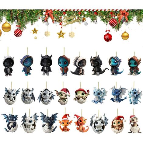 Adventsgeschenk – Flacher 2d-anhänger – Sammlerstück – 24-tage-countdown – Weihnachtskalender – Für Kinder, Mädchen, Familien, Teenager, Schüler Und Schultaschen
